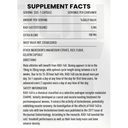 Rad-140 Testolone Zeus Nutrition 60 Kapsül